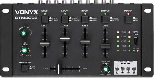 Μίκτης Vonyx STM3025 Αναλογικός 4 Καναλιών & Bluetooth