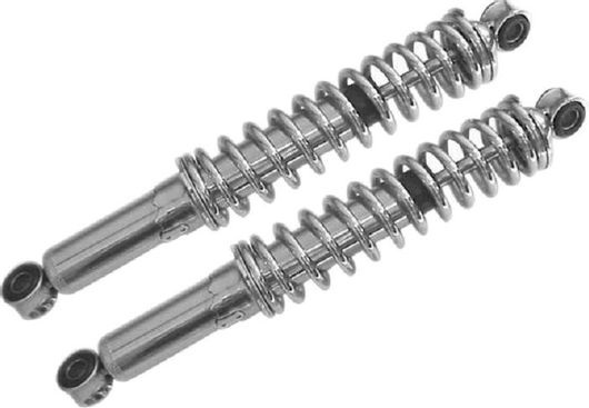 Σετ Πίσω Αμορτισέρ Μοτοσυκλέτας 33cm για Astrea Grand/Dream/GLX/ZX 130/X-Cite 135/Kristar/Adress 125 Νίκελ