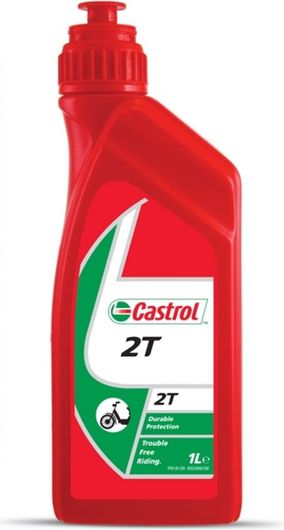 Λάδι Μοτοσυκλέτας για Δίχρονους Κινητήρες Castrol 2T 1lt