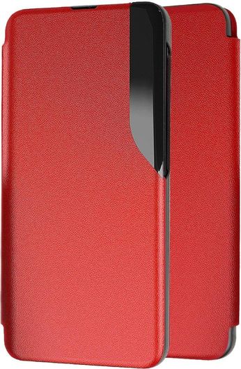 Θήκη Κινητού Ancus Book για Apple iPhone 13 Pro Max Δερματίνης & Σιλικόνης Κόκκινη