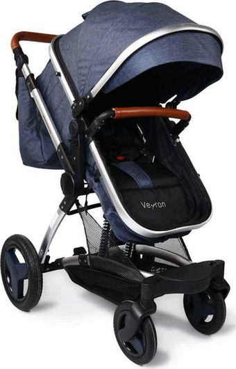 Καρότσι Μωρού Cangaroo Καρότσι 2 Σε 1 "Veyron" 98113 Μπλε