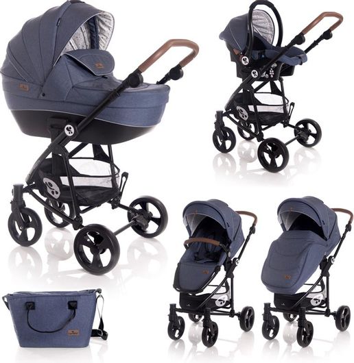 Καρότσι Μωρού Lorelli Πολυκαρότσι 3 Σε 1 "Crysta" 10021512011 Μπλε