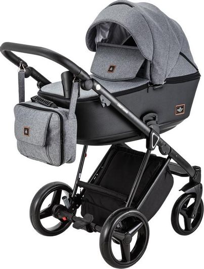 Καρότσι Μωρού Adamex Cristiano Πολυκαροτσι 3in1 Cr240 Γκρι