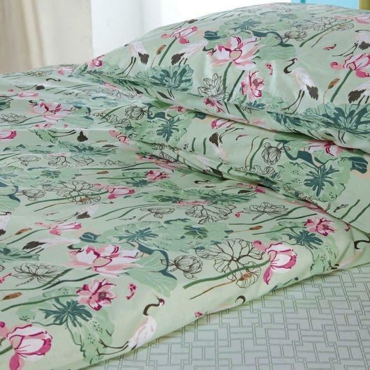 Μαξιλαροθήκες Σετ Kentia Nipon 29 50x70cm Πράσινο