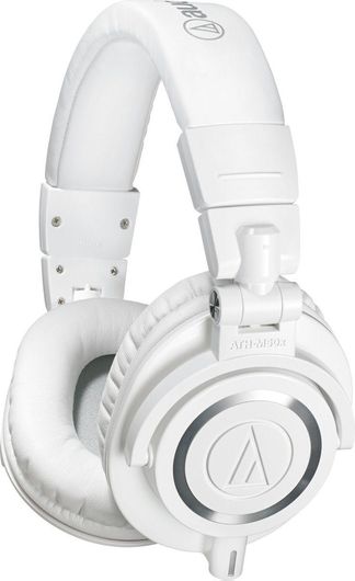 Audio Technica ATH-M50x Ενσύρματα Over Ear Ακουστικά Λευκό ATH-M50xWH
