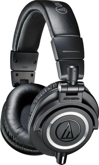 Headphones Audio Technica ATH-M50x Ενσύρματα Over Ear Studio Μαύρο