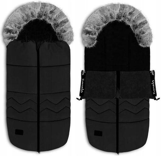 Ποδόσακοι Καροτσιού Lionelo Frode Universal 5903771701686 Μαύρο