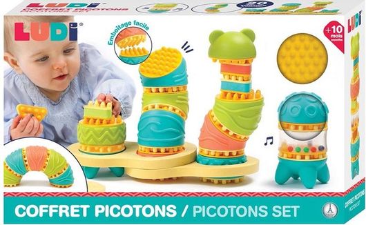 Αισθητηριακά Τουβλάκια Ludi Picoton για 10+ Μηνών