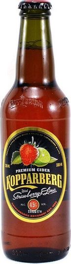 Kopparberg Strawberry Lime 4.5% Ξανθιά Μπουκάλι 330ml