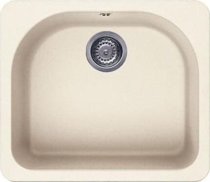 Νεροχύτης Elleci Fox 250 Granitek από Συνθετικό Γρανίτη 60x52cm Ένθετος Bianco Antico