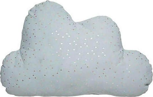 Διακοσμητικό Μαξιλάρι Κούνιας 28x45cm Γαλάζιο