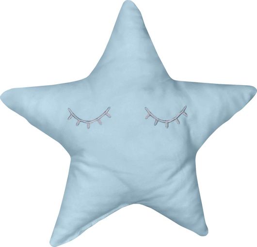 Διακοσμητικό Μαξιλάρι Κούνιας Baby Oliver Αστέρι 32x32cm Γαλάζιο