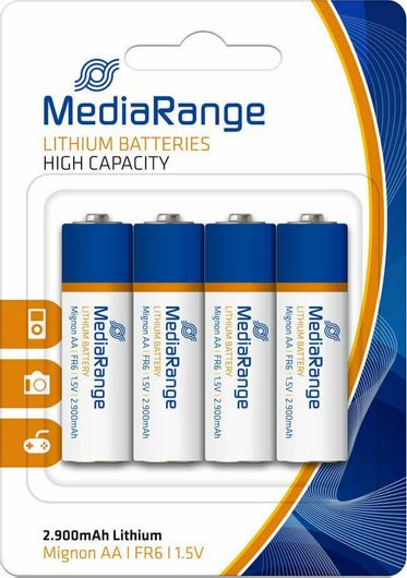 Μπαταρία Λιθίου MediaRange AA 1.5V FR6 4τμχ