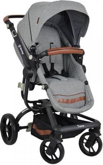 Καρότσι Μωρού Bebe Stars Torro 360-188 Γκρι