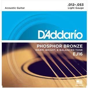 Χορδές Ακουστικής Κιθάρας D' Addario Ej-16
