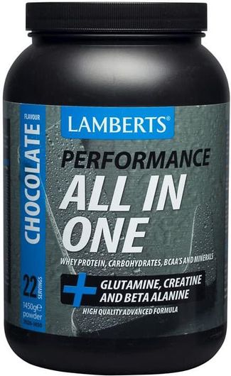 Lamberts Performance All In One Πρωτεΐνη Ορού Γάλακτος με Γεύση Σοκολάτα 1.45kg