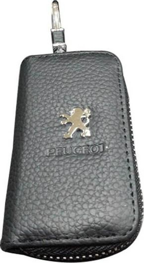 Mπρελοκ Κλειδιών Δερμάτινη Κλειδοθήκη Peugeot