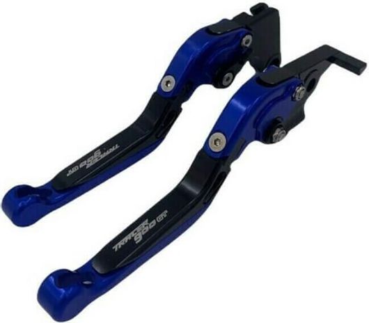 Ρυθμιζόμενες & Αναδιπλούμενες Μανέτες Αλουμινίου με Λογότυπο Tracer 900 GT™ – Μάυρο Μπλε 6122