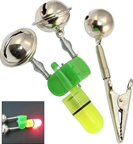 Συναγερμός για το Καλάμι Ψαρέματος με Διπλό Κουδούνι & Φως