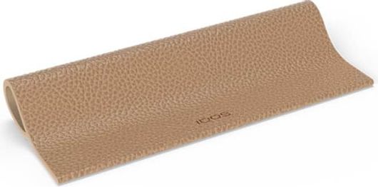 Κάλυμμα IQOS ILUMA PRIME Οικολογικό Δερμάτινο Golden Khaki