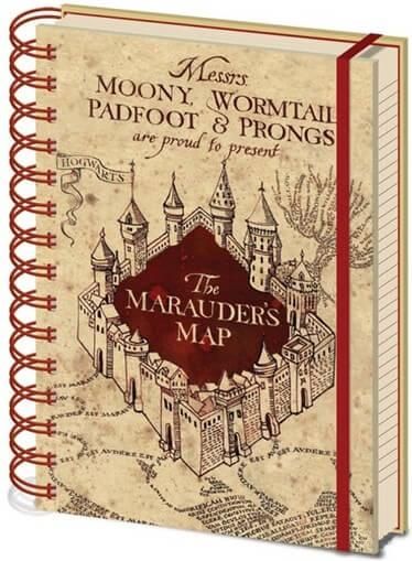 Gaming Σημειωματάριο Harry Potter The Marauder’s Map SR72325 Ριγέ Καφέ