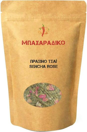 Πράσινο Τσάι Sencha Rose Μπαχαράδικο 100gr