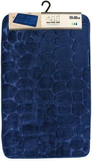 Πατάκι Μπάνιου Tendance 06.7718N118 Microfiber 50x80 Μπλε
