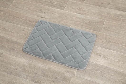Πατάκι Μπάνιου Tendance Microfiber 40X60cm Γκρι