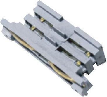 Σύνδεσμος Ράγας Φωτιστικών για Σποτ Aca σε Γκρι Χρώμα 4MTI