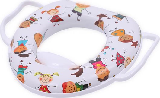 Κάθισμα Μαλακό Τουαλέτας με Λαβές Lorelli, Kids White