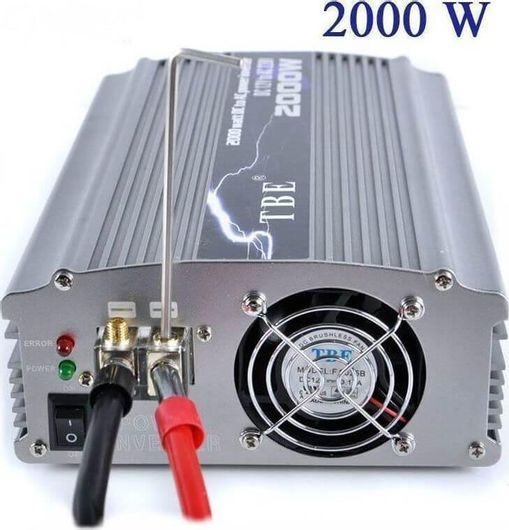 Inverter Αυτοκινήτου 12V-MH48 2000W για Μετατροπή 12 DC σε 220V AC