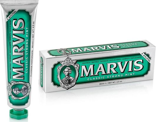 Marvis Classic Strong Mint Οδοντόκρεμα για Πλάκα & Τερηδόνα Classic Strong Mint 85ml