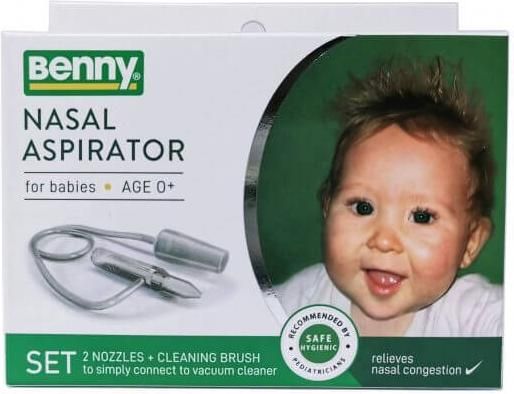Benny Nasal Aspirator Ρινικός Αποφρακτήρας για Βρέφη και Παιδιά