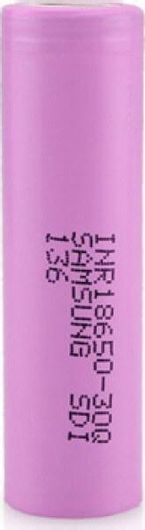 Επαναφορτιζόμενη Μπαταρία Samsung INR18650 30Q 18650 Li-ion 3000mAh 3.7V 1τμχ