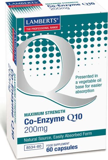 Lamberts Co-Enzyme Q10 200mg 60 Κάψουλες