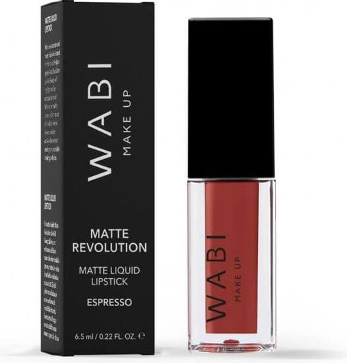 Κραγιόν Wabi Matte Revolution Liquid Lipstick Espresso 6.5ml