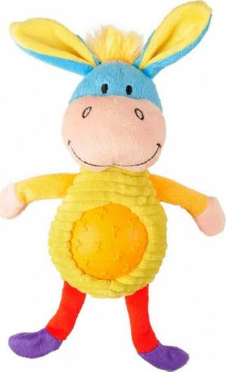 Παιχνίδι Σκύλου Polly Dt Donkey Round Belly 25cm Πολύχρωμο