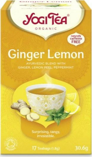 Τσάι Yogi Tea Ginger Lemon 17 Φακελάκια 30.6gr