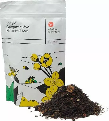 Ο Δρόμος του Τσαγιού Μαύρο Τσάι Τέσσερα Κόκκινα Φρούτα 100gr