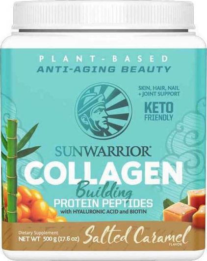 Sunwarrior Collagen Building Protein Peptides 500gr Salted Caramel