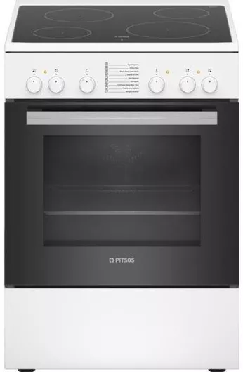 Ηλεκτρική Κουζίνα PITSOS PHC009120 Λευκή