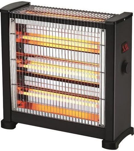 Σόμπα Χαλαζία με Θερμοστάτη Eurolamp 2800W 147-29156