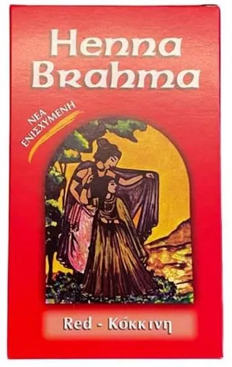 Βαφή Μαλλιών Χένας Henna Brahma Red Κόκκινη 75g