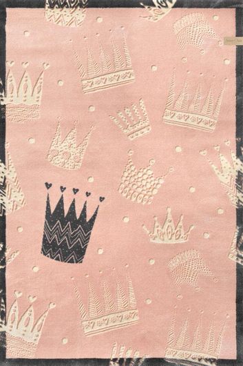 Παιδικό Χαλί Saint Clair Crown 115x175cm Ροζ