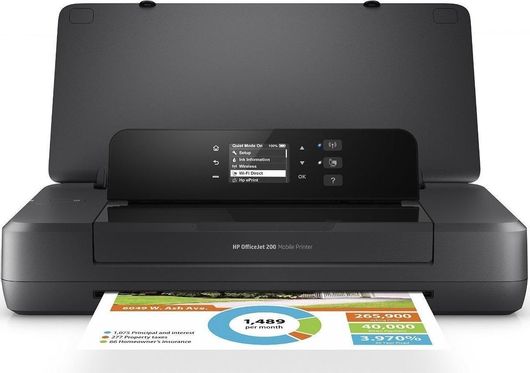 HP OfficeJet 200 Mobile Έγχρωμoς Εκτυπωτής Inkjet με WiFi & Mobile Print