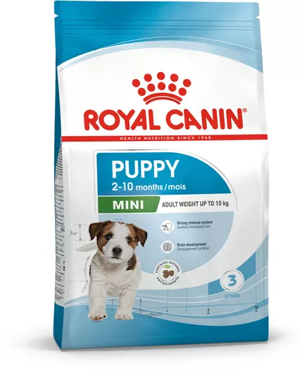 Royal Canin Mini Puppy 4kg Ξηρά Τροφή για Κουτάβια Μικρόσωμων Φυλών με Πουλερικά και Ρύζι (Σωματικού Βάρους Ενήλικα έως 10 Κιλά)