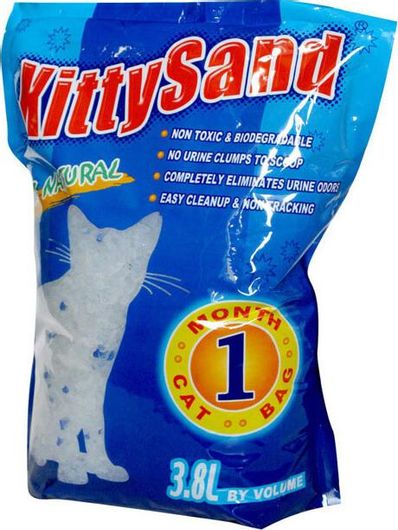 Άμμος Γάτας Kitty Sand Σιλικόνης 3.8l