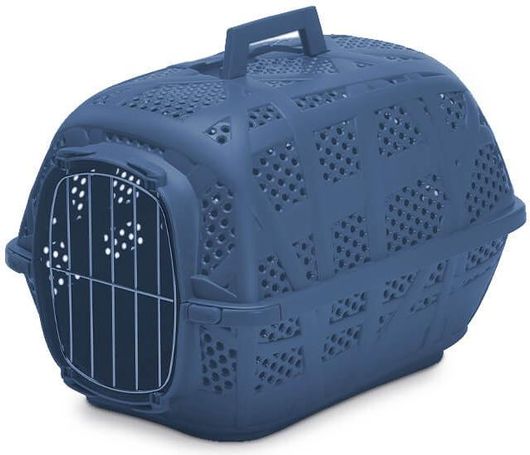 Κλουβί Μεταφοράς  Imac Carry Sport Γάτας με Μεταλλική Πόρτα 48.5x34x32cm Μπλε