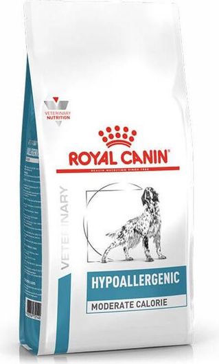 Royal Canin Hypoallergenic Moderate Calorie 14kg Ξηρά Τροφή χωρίς Γλουτένη για Ενήλικους Σκύλους με Ρύζι και Συκώτι