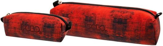 Κασετίνα Polo Wallet Βαρελάκι με 1 Θήκη Κόκκινο